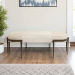 55" Marellla Hair On Hide Bench 55" Marellla Hair On Hide Bench