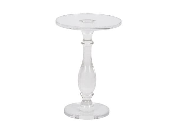 23" Chena Silver Hourglass Table 23" Chena Silver Hourglass Table