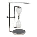 23" Chena Silver Hourglass Table 23" Chena Silver Hourglass Table