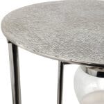 23" Chena Silver Hourglass Table 23" Chena Silver Hourglass Table