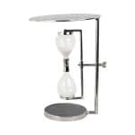 23" Chena Silver Hourglass Table 23" Chena Silver Hourglass Table