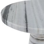 22" Panda Stone Marble Accent Table, Multi 22" Panda Stone Marble Accent Table, Multi