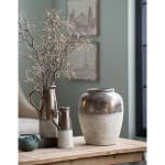Candia Terracotta Vase Sienna Brown Candia Terracotta Vase Sienna Brown
