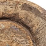 20x20x13" Carved Decorative Wooden Bowl with Three Legs, Brown Leg 20x20x13" Carved Decorative Wooden Bowl with Three Legs, Brown Leg