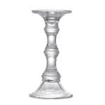 D4.7x9" Audrey Glass Candlestick, Medium D4.7x9" Audrey Glass Candlestick, Medium
