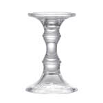 D5x7" Audrey Glass Candlestick, Small D5x7" Audrey Glass Candlestick, Small
