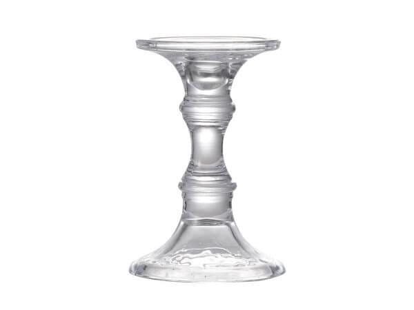 D4.7x9" Audrey Glass Candlestick, Medium D4.7x9" Audrey Glass Candlestick, Medium