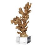 D6x13" Golden Coral Accent on Clear Base D6x13" Golden Coral Accent on Clear Base