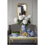 D6x13" Golden Coral Accent on Clear Base D6x13" Golden Coral Accent on Clear Base