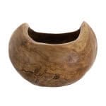 11.8x11.8x10.6" Teak Bowl 11.8x11.8x10.6" Teak Bowl