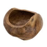 11.8x11.8x10.6" Teak Bowl 11.8x11.8x10.6" Teak Bowl