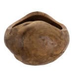 11.8x11.8x10.6" Teak Bowl 11.8x11.8x10.6" Teak Bowl