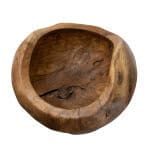 11.8x11.8x10.6" Teak Bowl 11.8x11.8x10.6" Teak Bowl