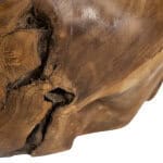 11.8x11.8x10.6" Teak Bowl 11.8x11.8x10.6" Teak Bowl