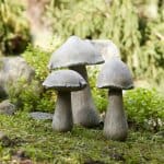 Stone Mushroom Garden Accent (Set of 2) Stone Mushroom Garden Accent (Set of 2)