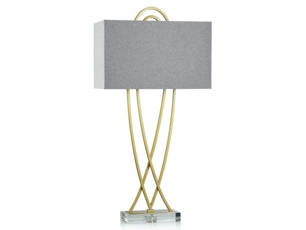 Alton Table Lamp | Gray Finish On Ceramic Body | Hardback Shade Alton Table Lamp | Gray Finish On Ceramic Body | Hardback Shade