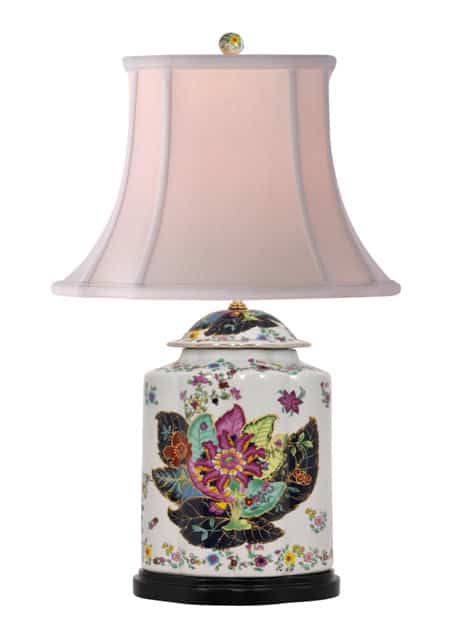 LPDYY0813B Porcelain Tobacco Leaf Scallops Jar Lamp LPDYY0813B Porcelain Tobacco Leaf Scallops Jar Lamp