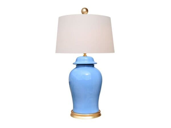 LPGG0810AB Porcelain Gold Leaf Urn Lamp LPGG0810AB Porcelain Gold Leaf Urn Lamp