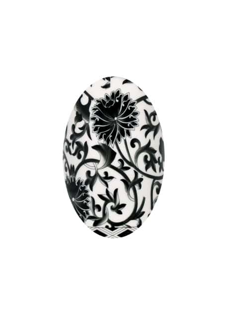 LPNGK105A Porcelain Black Floral Pencil Box Lamp LPNGK105A Porcelain Black Floral Pencil Box Lamp
