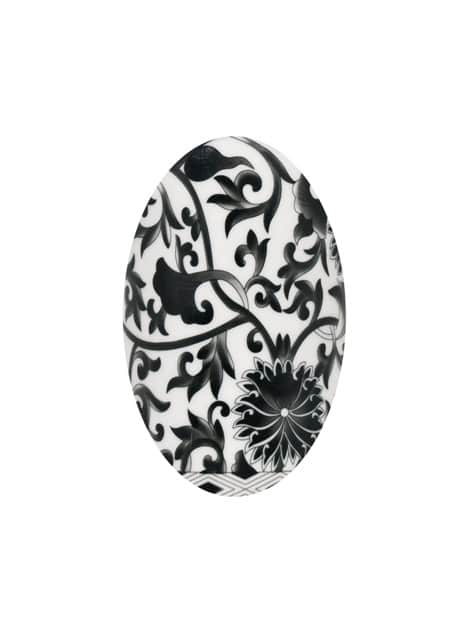 LPNGK105A Porcelain Black Floral Pencil Box Lamp LPNGK105A Porcelain Black Floral Pencil Box Lamp