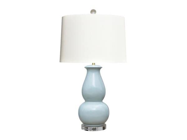 LPNGK105A Porcelain Black Floral Pencil Box Lamp LPNGK105A Porcelain Black Floral Pencil Box Lamp