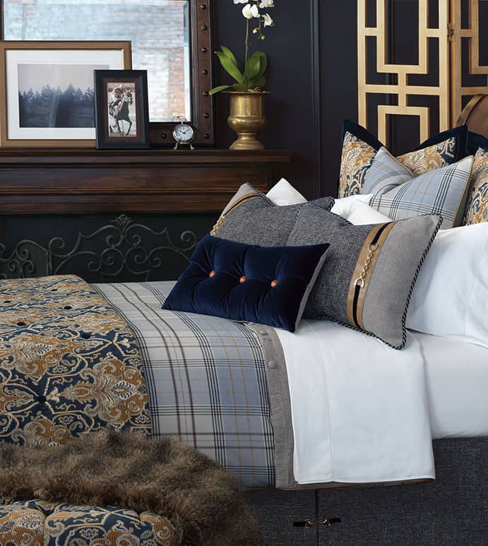 Arthur Ochre Queen Bed Scarf Arthur Ochre Queen Bed Scarf